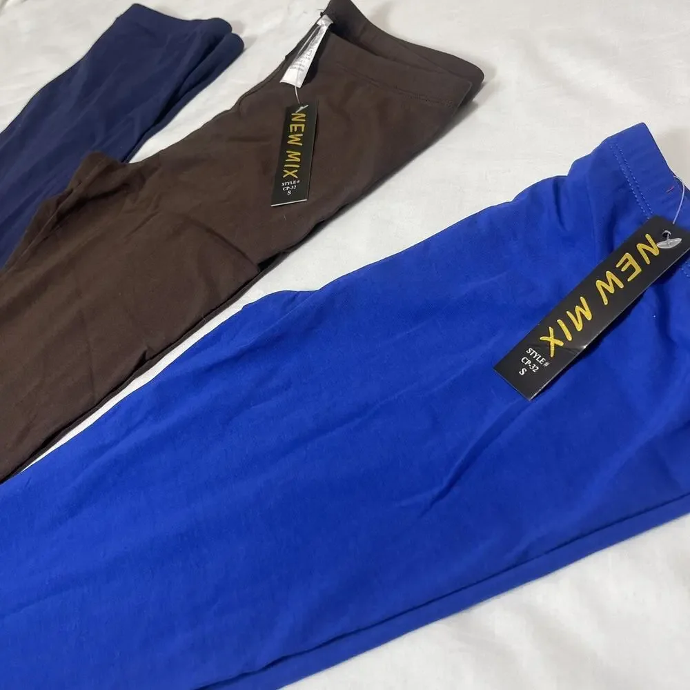 3 New Mix Leggings Soft Super Comfort Sports Yoga Workout Stretch Pants SMALL - Picture 5 of 13